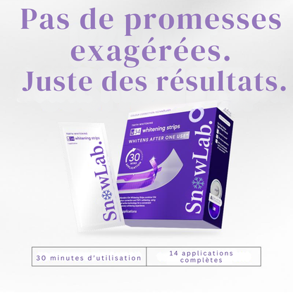 Bande blanchissante violettes