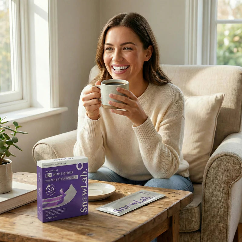 Sourire éclatant et net